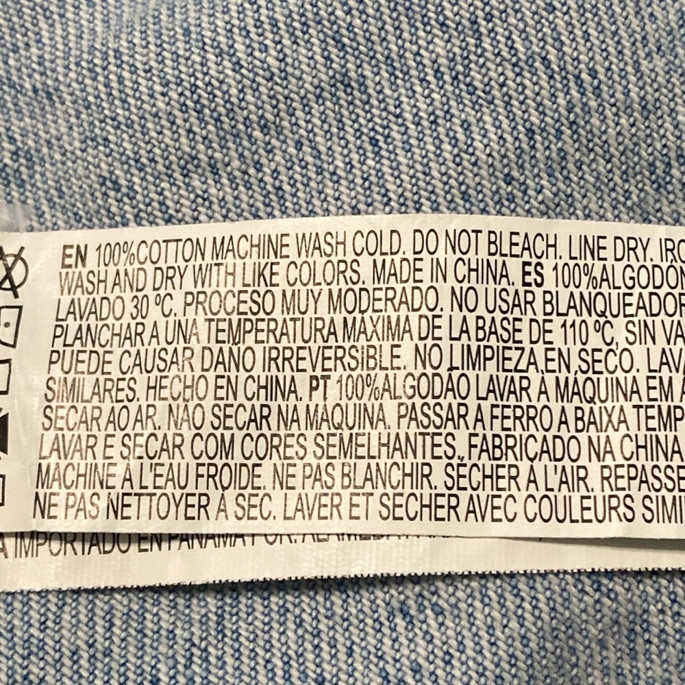 Forever 21 Jacket Blue Patchwork Denim Retro Util… - image 6